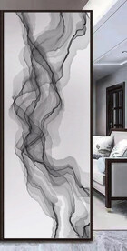 高清分层透明底玄关打印图