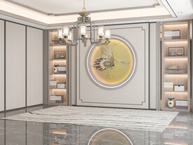 中式客厅沙发场景家具空景