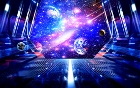 宇宙星空空间站