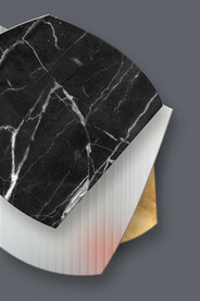 装饰画 大理石纹理 黑白根