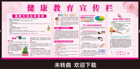 妇科健康宣传栏