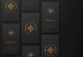 黑金名片样机