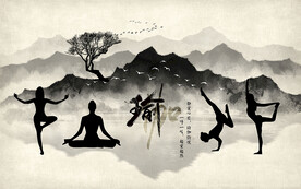 瑜伽背景