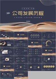 公司发展历程企业大事记PPT