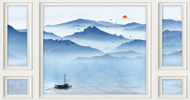 饭店工装背景墙