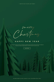 圣诞树海报