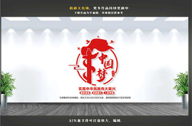 中国梦文化墙