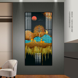 轻奢玄关装饰画