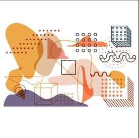 几何不规则插画