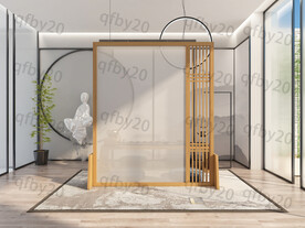 新中式实木屏风 座屏