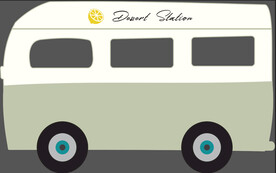 婚礼甜品区大巴车 甜品区布置