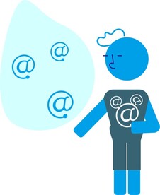 扁平化矢量人物插画