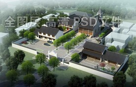 古建小庭院别墅