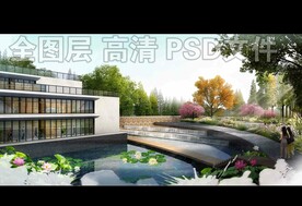 荷花塘海绵城市瀑布跌水建筑