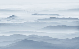 中式水墨山水背景墙