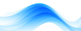 蓝色渐变波浪线