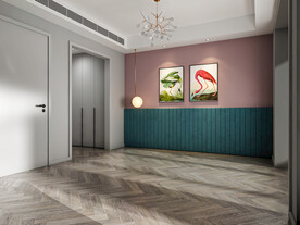 现代卧室场景家具空景