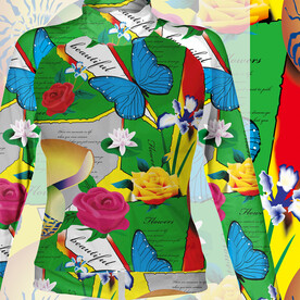 大牌数码女装印花