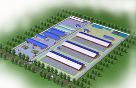 养殖小区鸟瞰图