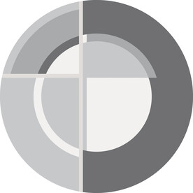 简约几何圆形地毯图案设计