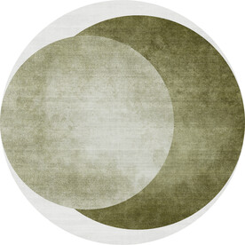 现代简约几何圆形地毯图案设计