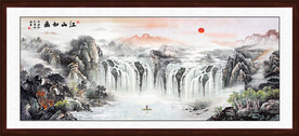 国画山水画