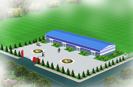 冷链物流中心效果图