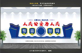 警察局文化墙