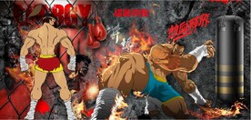 复古怀旧拳击馆健身房背景墙壁画