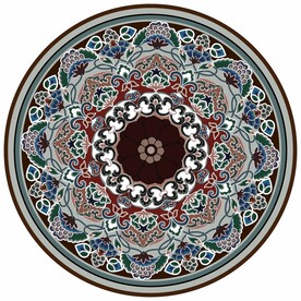 敦煌壁画盛唐第444窟葡萄莲花