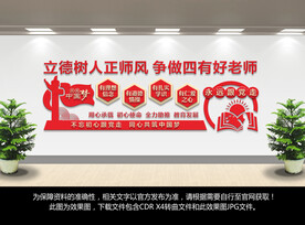 四有好老师文化墙