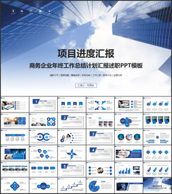 项目进度汇报项目工作总结ppt