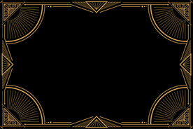 金色线条矢量边框