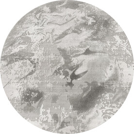 抽象肌理圆形地毯图案设计