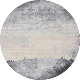 抽象肌理圆形地毯图案设计