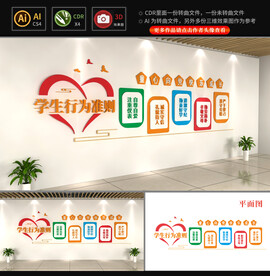 校风校训文化墙