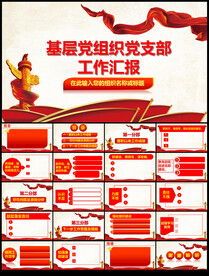 党建工作总结汇报PPT