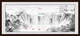 国画山水画