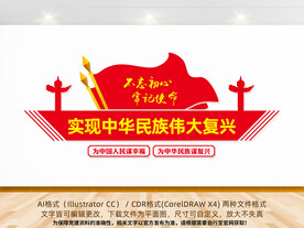 党建不忘初心文化墙