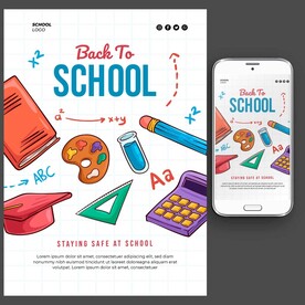 早教培训学校招生海报