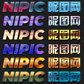 炫酷金属质感电影动漫海报字体