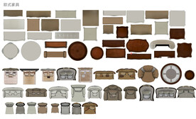  形意素材 彩平 彩屏 建筑 