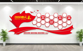 军人风采照片墙