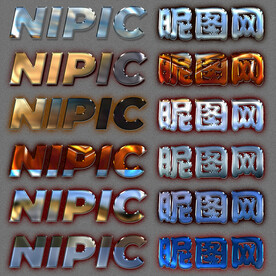 炫彩时尚个性logo样机样式