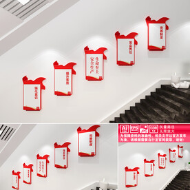 安全生产楼道文化墙