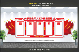 退役军人文化墙