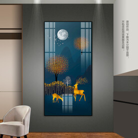 轻奢玄关装饰画客厅沙发床头挂画