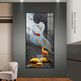 现代客厅沙发背景画玄关装饰画