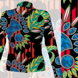 大牌女装数码印花