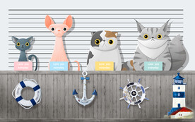 装饰画 晶瓷画 猫咪